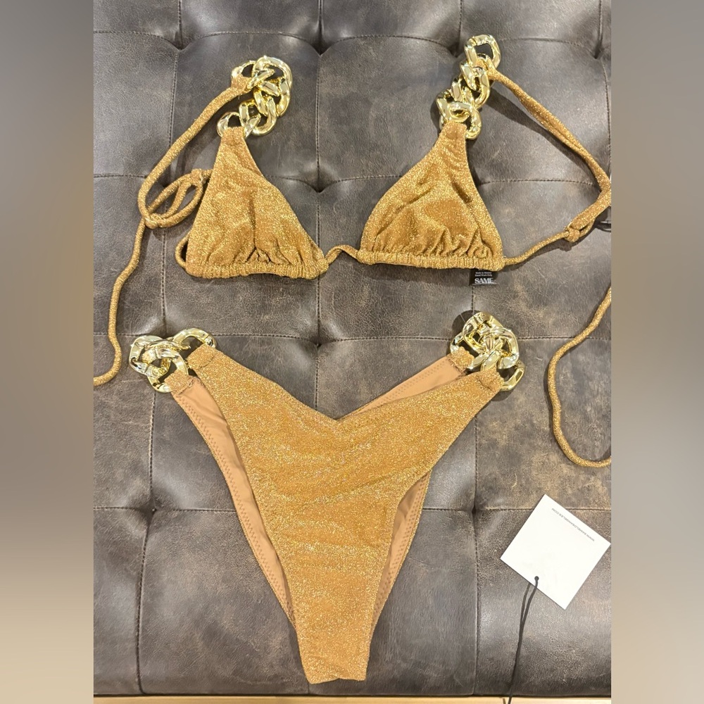 SAME Gold Chain Bikini